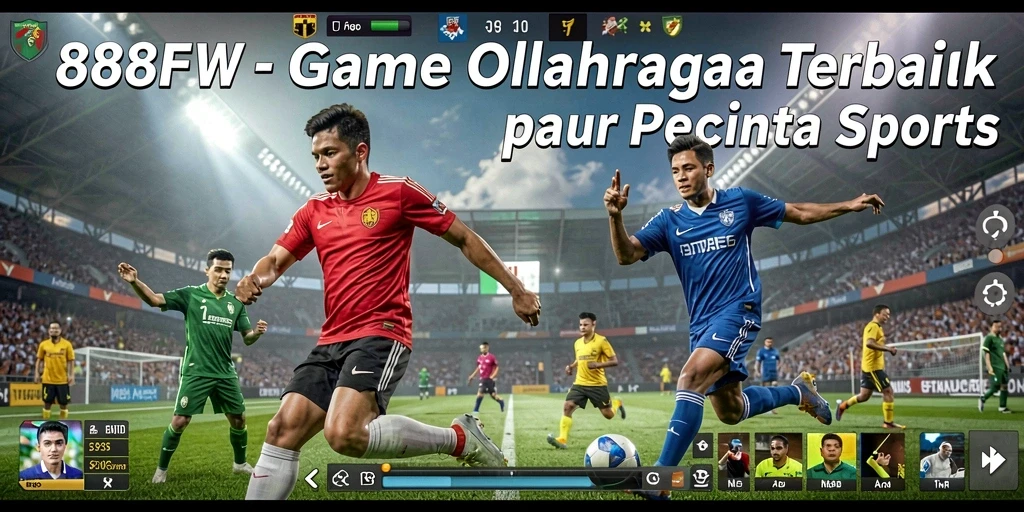 Screenshot gameplay 888FW yang menunjukkan serunya pertandingan olahraga.