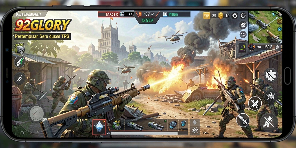 Gameplay seru 92GLORY dengan aksi menegangkan.