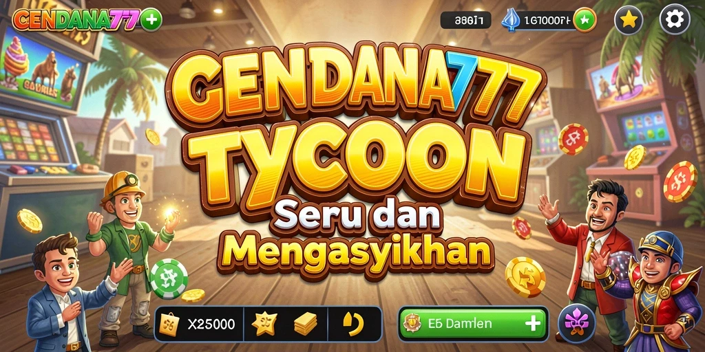 Tampilan gameplay CENDANA777 menunjukkan manajemen bisnis yang seru.