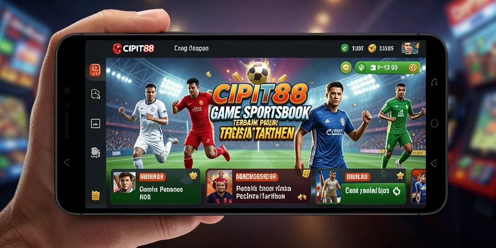 Tampilan gameplay Sportsbook di CIPIT88 yang menonjol.