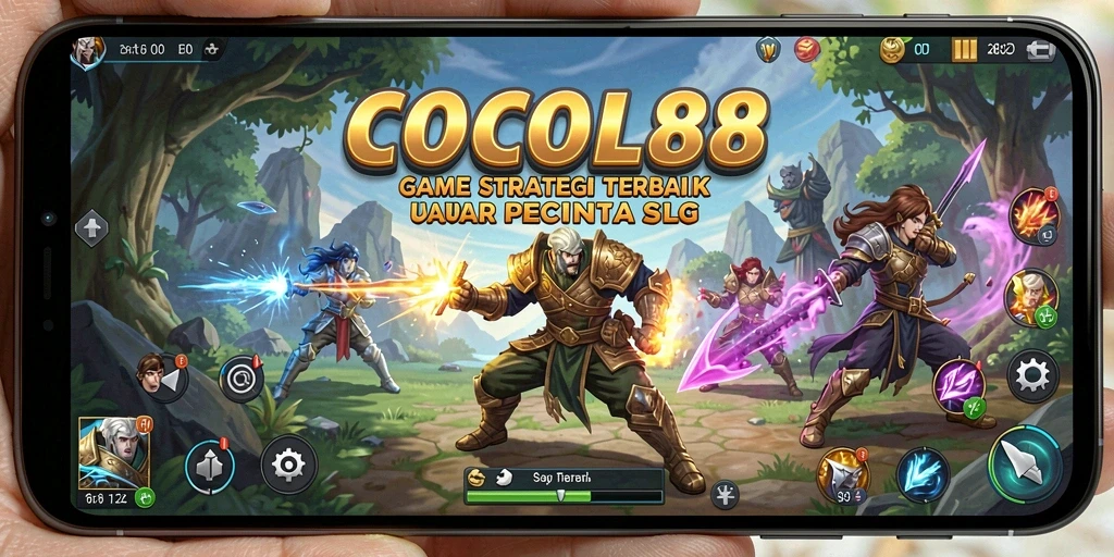 Tangkapan layar dari gameplay menawan COCOL88 yang menunjukkan strategi SLG.