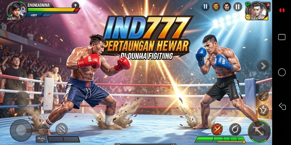 Tangkapan layar menunjukkan aksi pertarungan menegangkan di IND777.