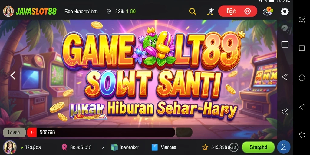 Tampilan gameplay menyenangkan dari JAVASLOT88 dengan grafik yang menarik.