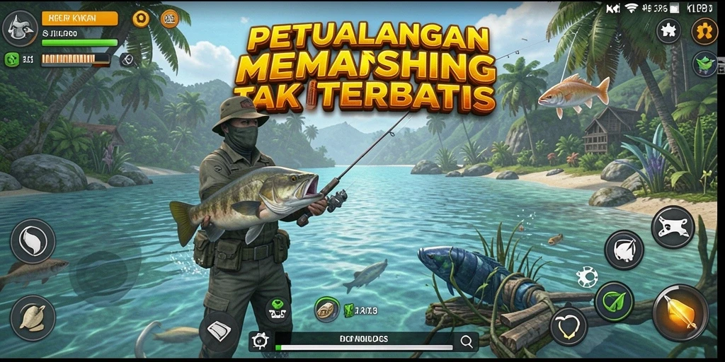 Tangkapan ikan besar dalam gameplay KKRP yang seru.