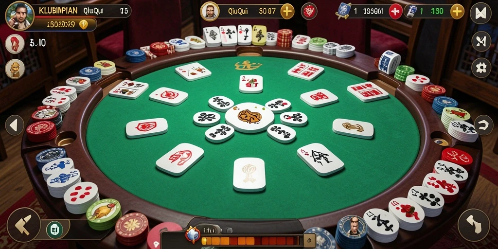 Screenshot gameplay QiuQiu di KLUBIMPIAN yang seru.