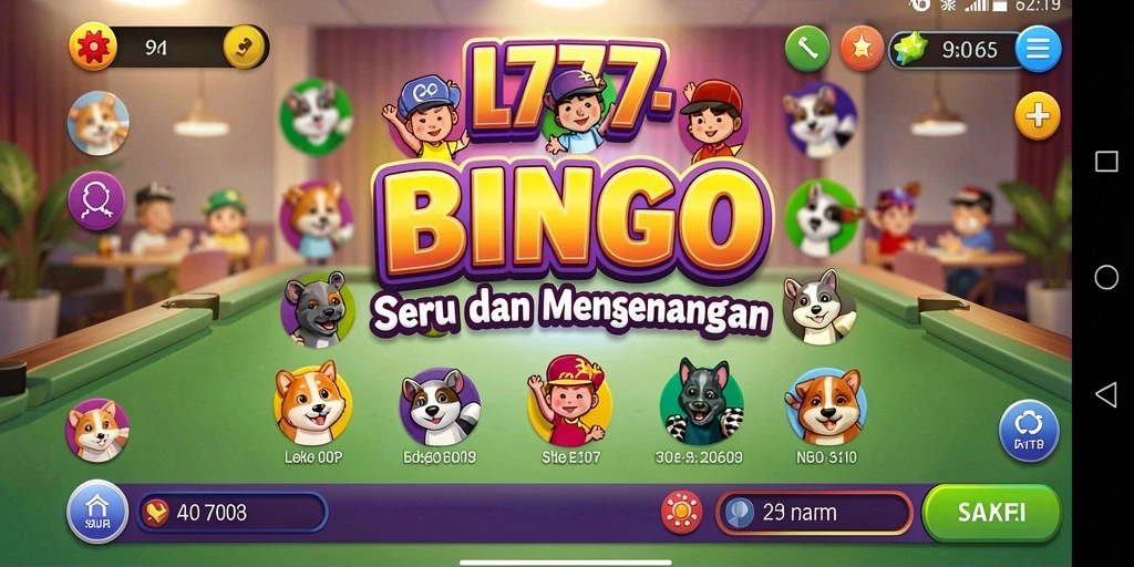 Tampilan gameplay L777 yang menegangkan dalam permainan Bingo.