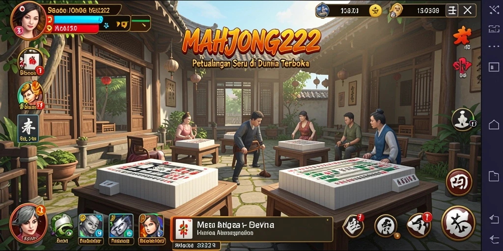 Gameplay seru dalam dunia terbuka MAHJONG222 yang menantang.