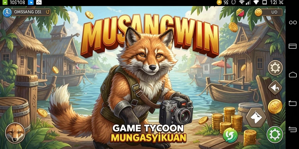 Gameplay mendebarkan dan penuh strategi dalam MUSANGWIN.