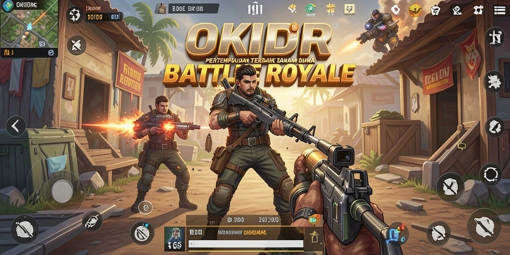 Screenshot dari gameplay OKIDR yang intens dan mendebarkan.
