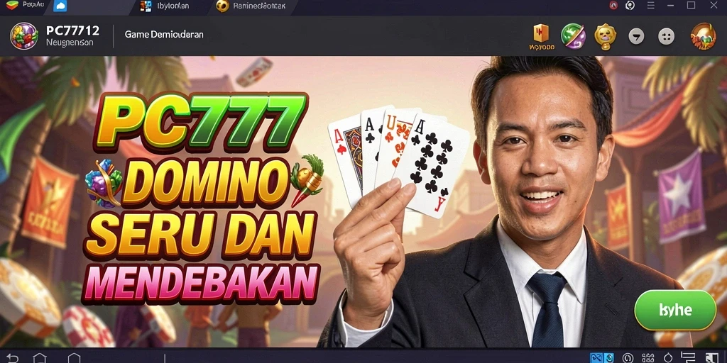 Tampilan gameplay PC777 yang menarik dan penuh aksi dalam permainan Domino.