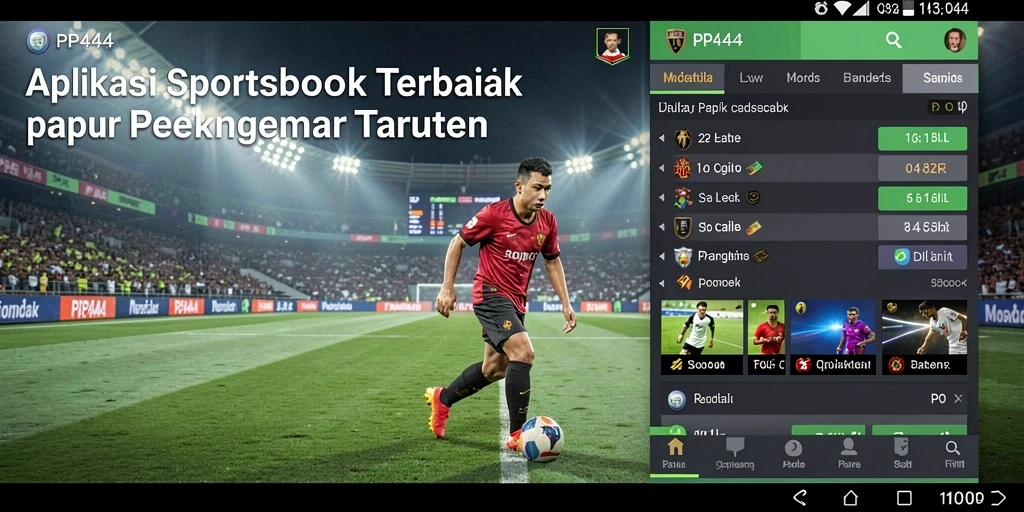 Tampilan gameplay PP444 yang menarik dan interaktif dalam taruhan olahraga.