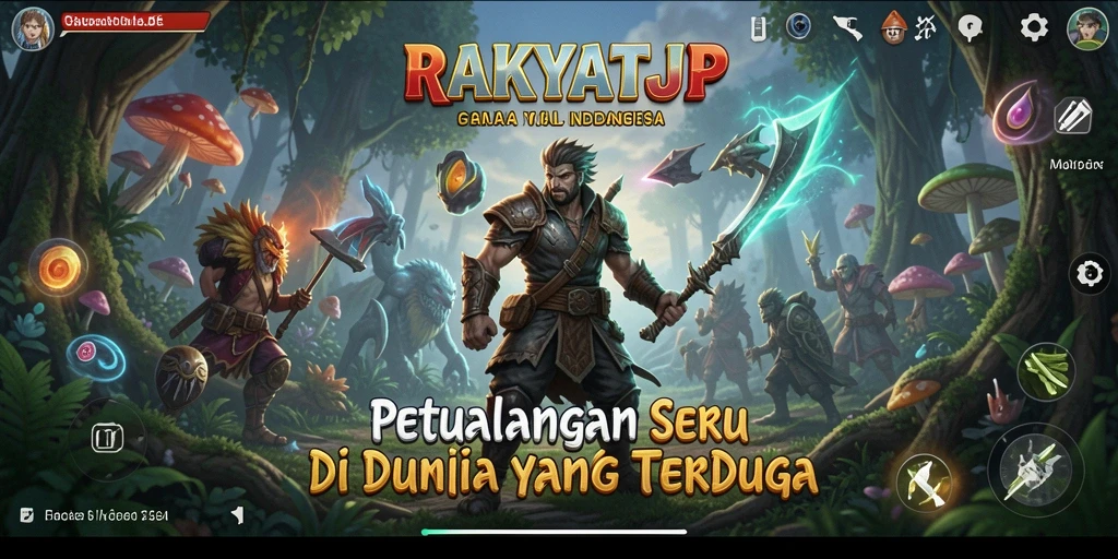 Screenshot utama RAKYATJP menampilkan petualangan seru dan eksplorasi mendalam.