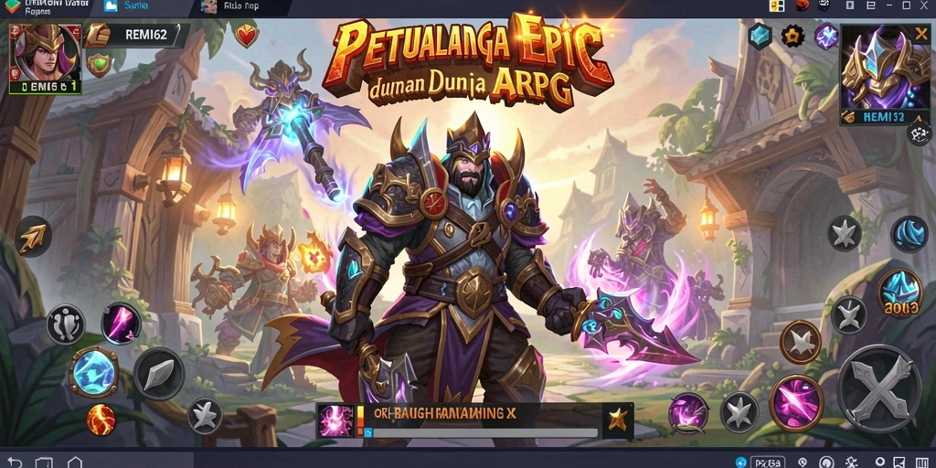 Tampilan gameplay seru dan menakjubkan di REMI62