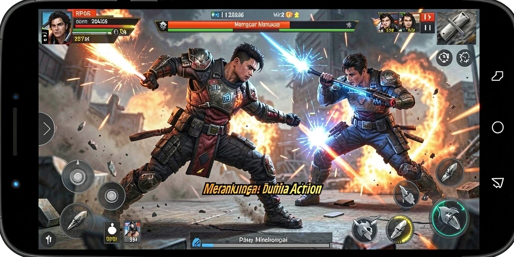 Tangkapan layar gameplay RP66 yang penuh aksi dan seru.