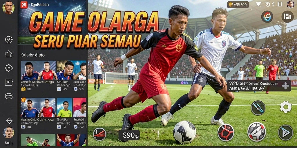 Tampilan gameplay S80 yang seru dalam cabang olahraga.
