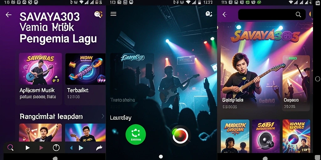 Tampilan gameplay aplikasi musik SAVAYA303 yang interaktif dan menyenangkan.