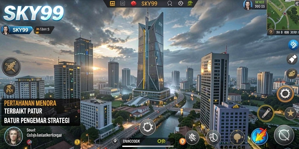 Tampilan menarik dalam gameplay Tower Defense yang seru.