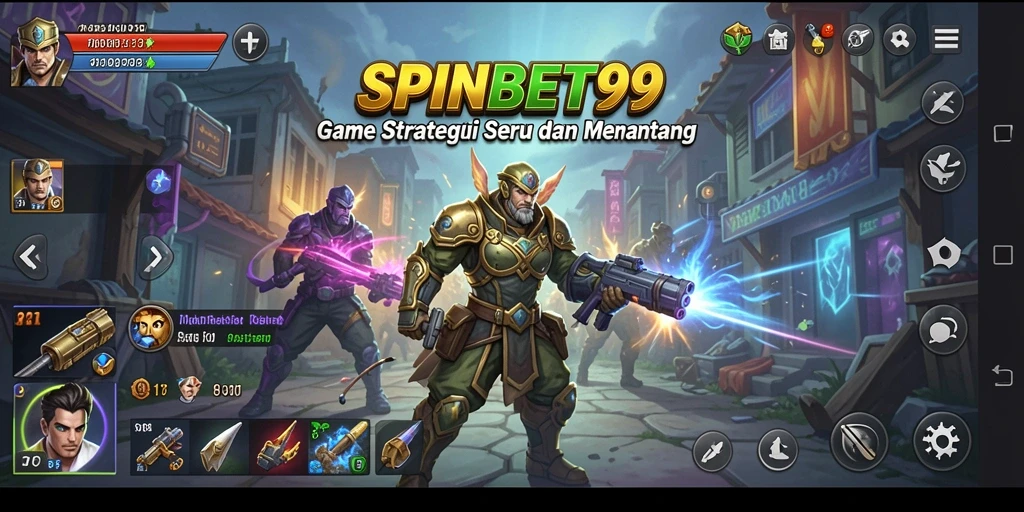 Tampilan gameplay menarik SPINBET99 yang penuh strategi.