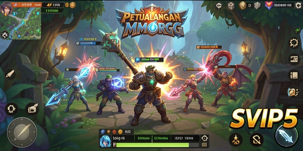 Menampilkan gameplay menakjubkan dari petualangan di dunia SVIP5.