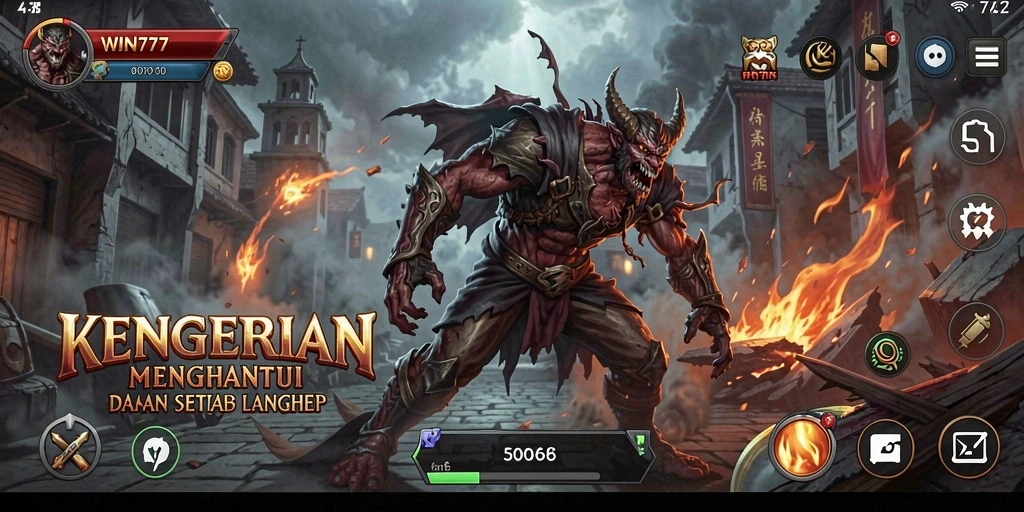 Tangkapan layar gameplay WIN777 yang menampilkan suasana mencekam.