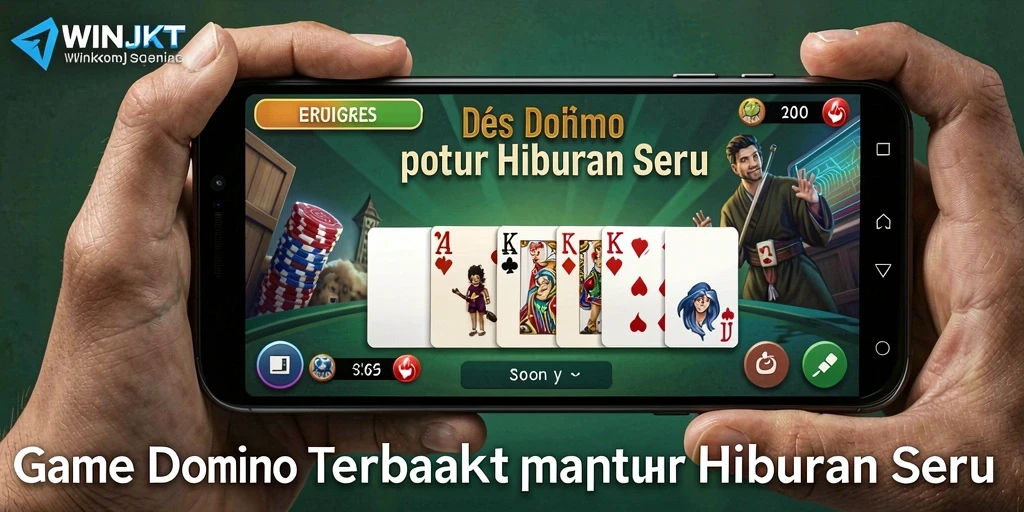 Tampilan seru gameplay Domino di WINJKT.